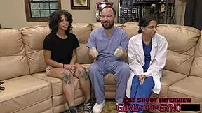 Nicole Luvas' Yearly Physical with Spreading and Close Up