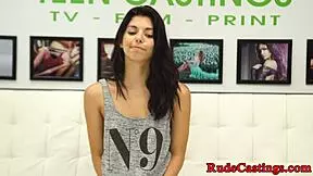 i doggystyle the young amateur during casting interview closeup