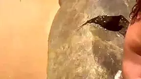 I stayed completely naked on the beach in africa