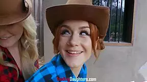 Step dads and bros come before step daughters in this wild group bang