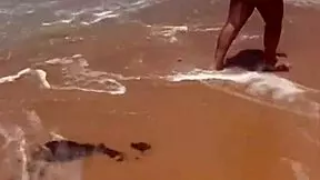 I stayed completely naked on the beach in africa