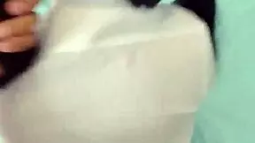 estudiante rica cogida en uniforme escolar completo