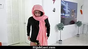 blackmailing the hijab teen neighbor for her secret