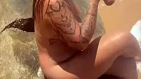 I stayed completely naked on the beach in africa