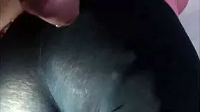 Pijamada Con Mi Amiga En Mini Shorts Negros!