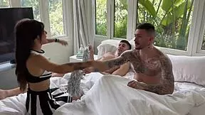 Petite Latina Mells Blanco Takes Double Anal And Creampie From Two Massive Cocks!