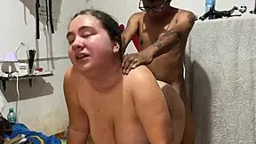 Pregnant Teen Bounces Gently While Relaxing