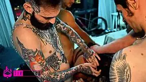 Friends enjoy a roulette game with horny men.