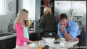 Emma Hix skips to fuck her stepdad excitedly.