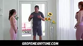 Teen 18+ Gets Groped In Yoga Session With Yogi Nathan Bronson - Penelope Kay Lauren Phillips!