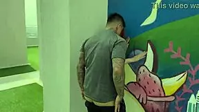 the muscular coach fucks his student right outdoors