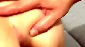 young latina wife experiences first anal fucking with husband on homemade webcam