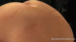 Submissive lesbian teen in panties gets whipped on bare ass by mistress.