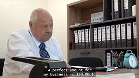 petite mina k does dirty office things for a loan 😈