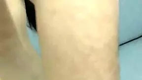 young latina wife experiences first anal fucking with husband on homemade webcam