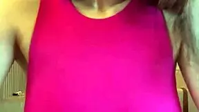 Look at the stepmother sucking her big milky tits.