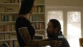 old guy fucks stepson's slut teen girlfriend in passionate encounter