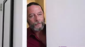 Stepgranddaughter Serena Plays Stepgrandpa's Cock, Stepdad Joins Threesome
