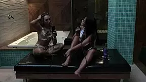 Como Começou Sua Jornada No Pornô Virou Meme Com O Pistolinha Se Conheceram No Banheiro E Gostou De Ter O Umbigo Lambido - Bianca Demarchi Sheer Red