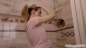 anettta whispers, 'i'm touching myself in the shower'