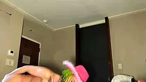 petite ebony slut got her throat & pussy stretched & a big creampie from bbc