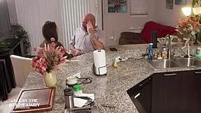 I, Freya von Doom, visit my stepdad and his new wife for taboo roleplay.