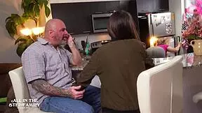 I, Freya von Doom, visit my stepdad and his new wife for taboo roleplay.