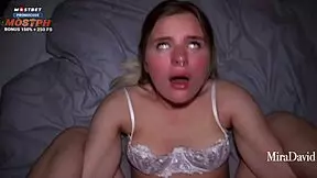 Rough fuck with submissive college girl mira david