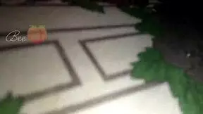 Ass oiled up, fingers slipping in holes while curved landlord's dick bangs me