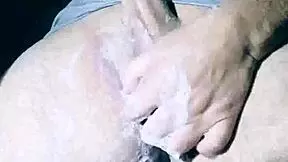 Watch this relaxing shower scene with a naked man.