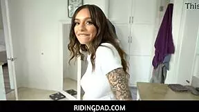 stepdaughter april olsen gets dickcoin from stepdad 💰