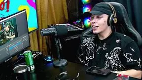 Victoria camargo shows body ruan grabs her sensually in podcast