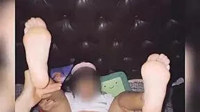 fresh student girl shows tasty ass at party