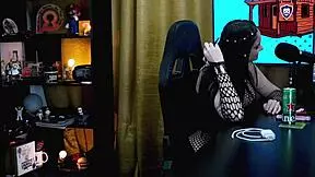 Victoria camargo shows body ruan grabs her sensually in podcast