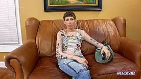 Petite Blonde Unity Masturbates And Sucks Big Dick For Cum Facial