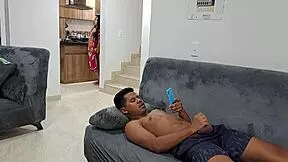 Hot mature latina gets fucked by her stepson in the bedroom