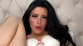 Slutty american exchange student fingers herself