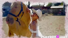 i expose my hot latin body with big tits before riding the playboy