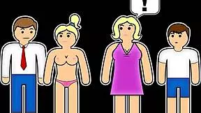 Stepsis compares her figure to online images on the ranch