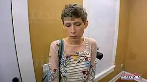 Petite Blonde Unity Masturbates And Sucks Big Dick For Cum Facial