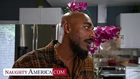 Petite Bunny Fae craves big black cock