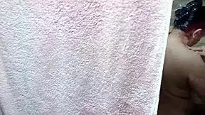 i arrived at my aunt's house and found her in the shower masturbating, almost catching me watching