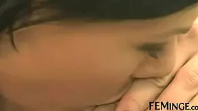 Lesbian girlfriends casually enjoy fun with their dildos in 4K