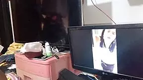 first day of classes, finds her videos with professor, checks if she learned lesson.