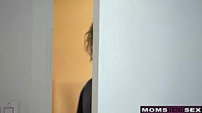 nina elle seduces the tutor for some hot threesome action 😏