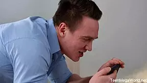 Does This Blonde Demand a Portion of Sperm?