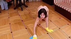 Naked Maid Gets Dominated Hard