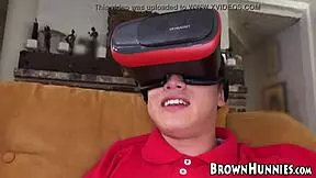 ebony hottie anya ivy rides young vr fan's big cock