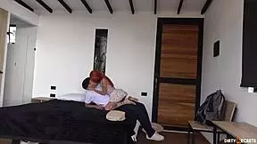 I feel so excited fucking my step-sister secretly while she fucks a stranger too.