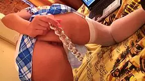 i'm ekaterina glascova, a whore with golden hair, enjoing my sex toy so much